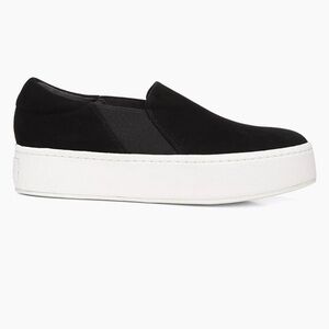 Vince Black and White Platform Sneakers